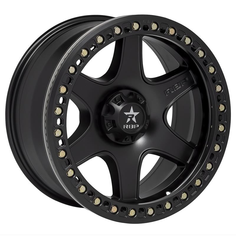 RBP 50R Cobra 17x9.0 5x114.3 BP / 4.5 BS -12mm Offset 78mm CB (Hub Centric) Black w/Black Ring Wheel 50R-1790-66-12FB Main Image