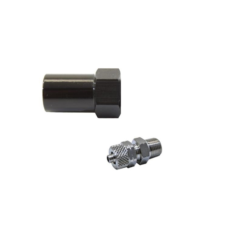 Snow Performance 1/8in NPT to 1/4in Quick-Connect Low Profile Straight Nozzle Holder SNO-810-QC Main Image