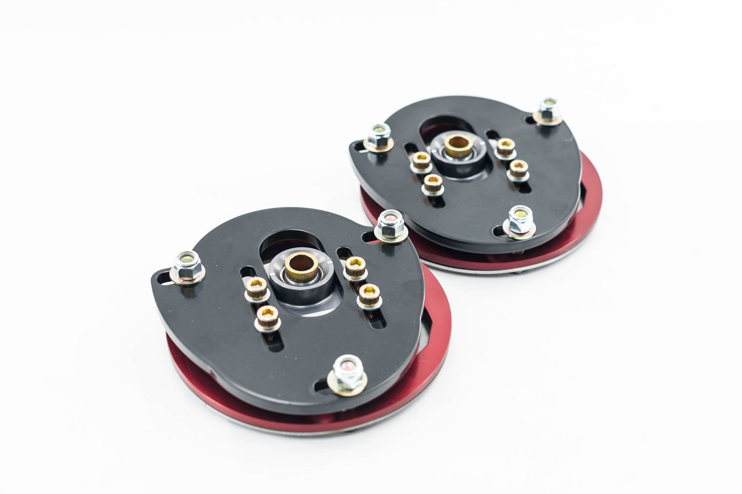 Ground Control Camber/Caster Plates, 2003-2007 Mitsubishi Evo 8 & 9 (Pair)