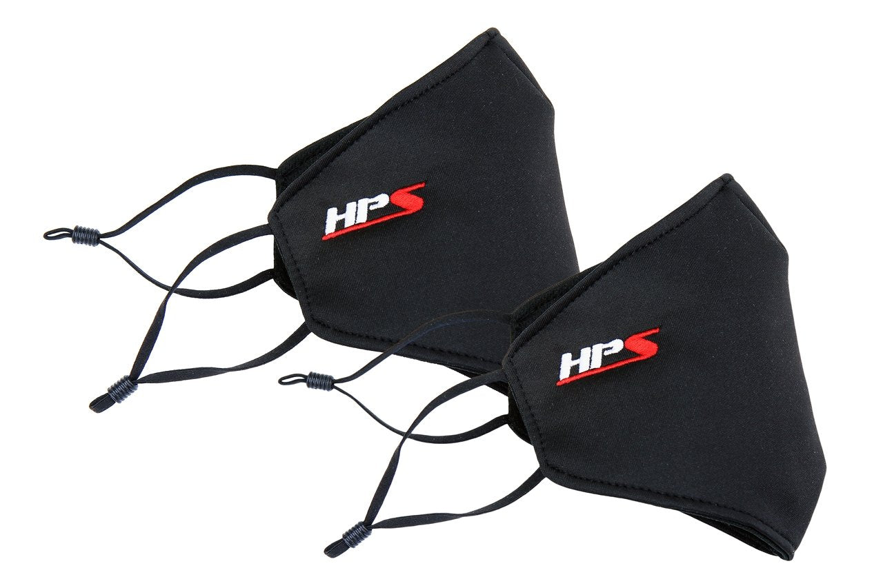 HPS Washable Face Mask Black - 2 Pieces Pack