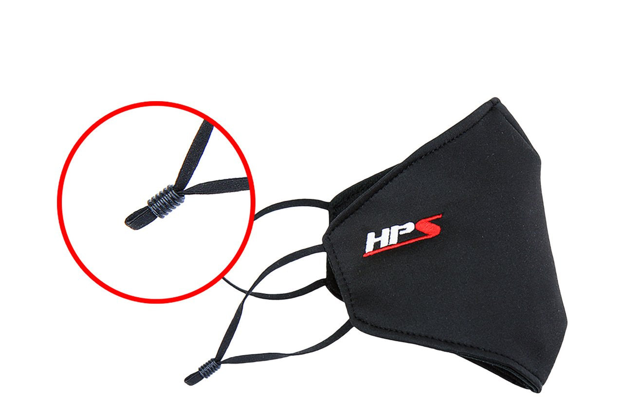 HPS Washable Face Mask Black - 2 Pieces Pack
