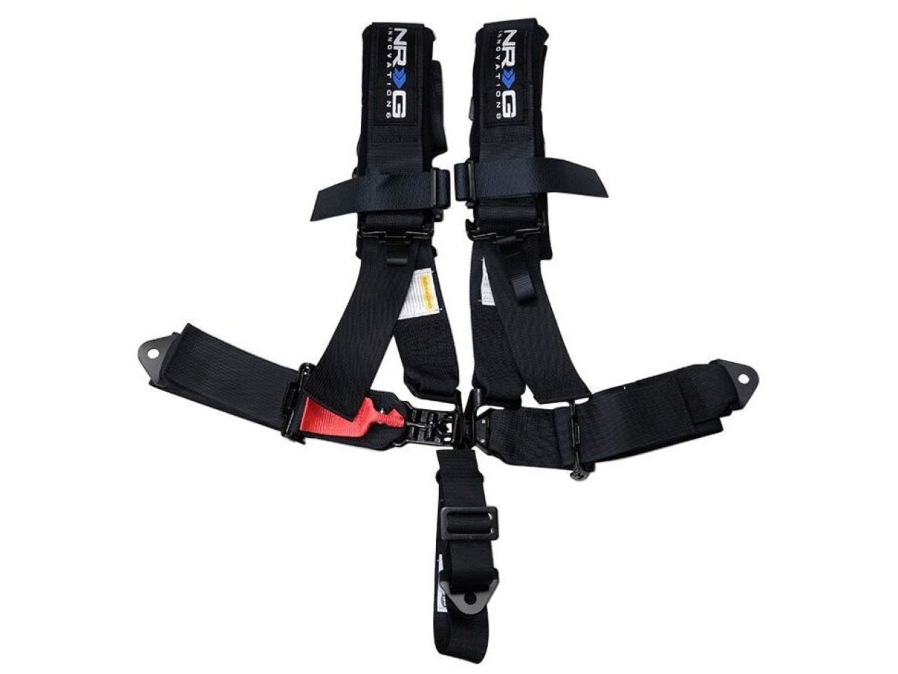NRG 5PT 3in. Seat Belt Harness / Latch Link - Black