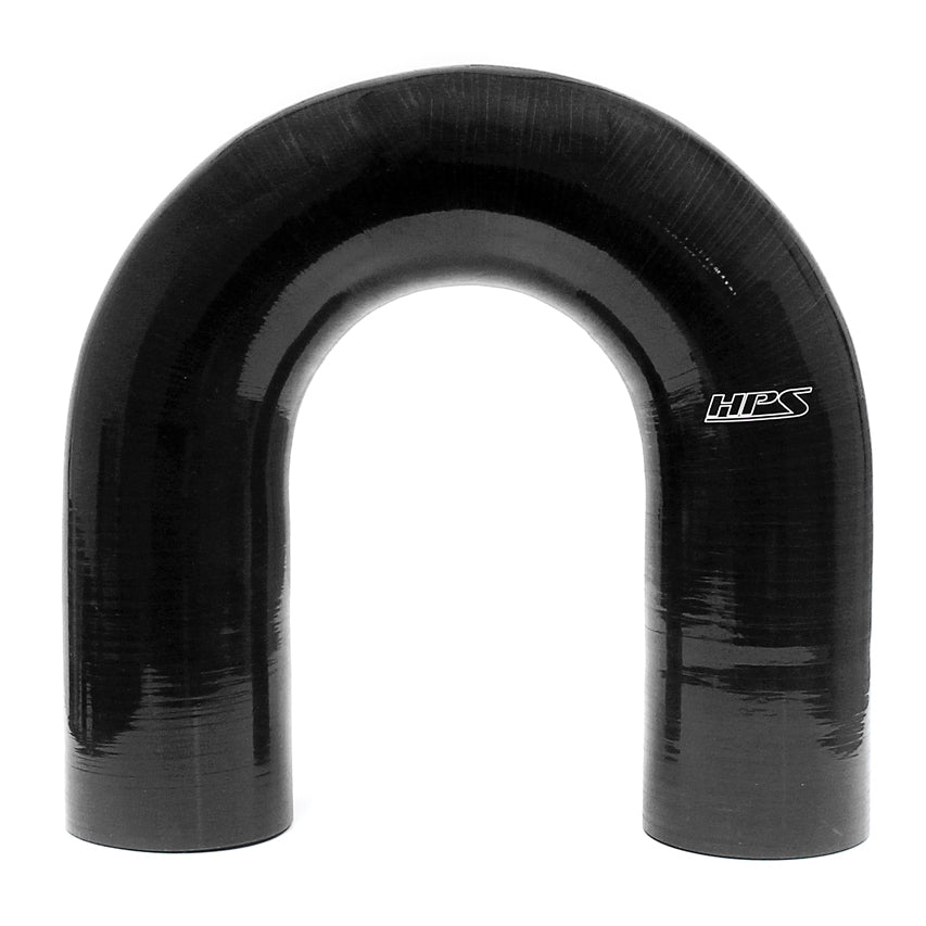 HPS 2-1/4" Silicone 180 Degree U Bend Elbow Coupler Hose, High Temp 4-ply Reinforced (57mm ID)