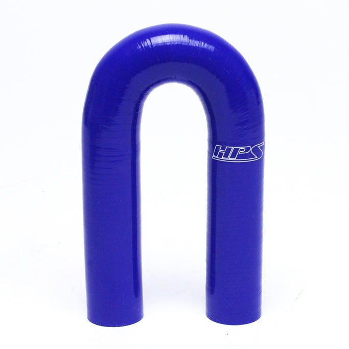 HPS 5/8" Silicone 180 Degree U Bend Elbow Coupler Hose, High Temp 4-ply Reinforced (16mm ID)