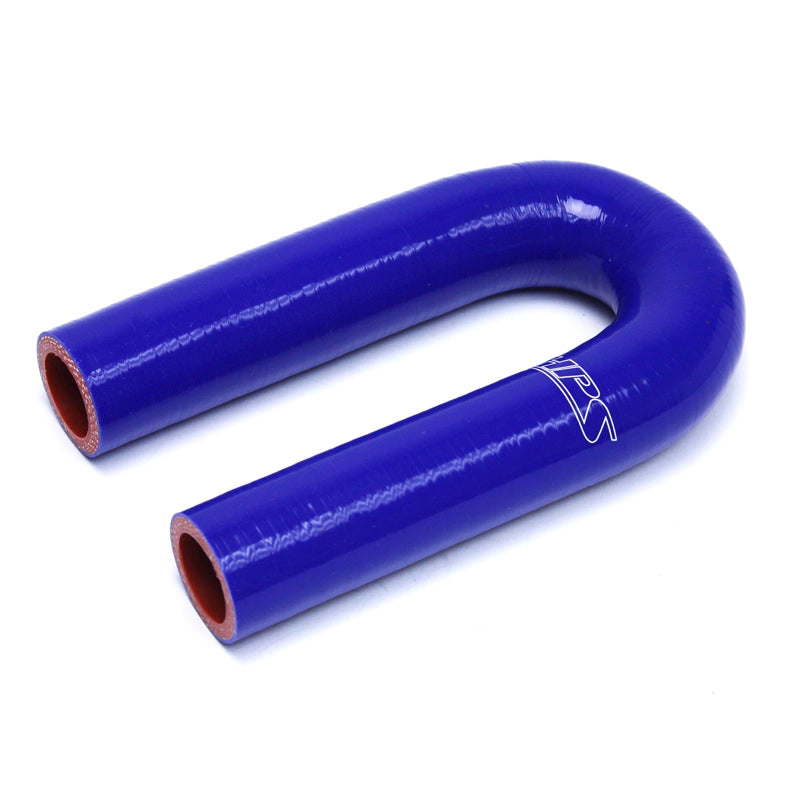 HPS 5/8" Silicone 180 Degree U Bend Elbow Coupler Hose, High Temp 4-ply Reinforced (16mm ID)
