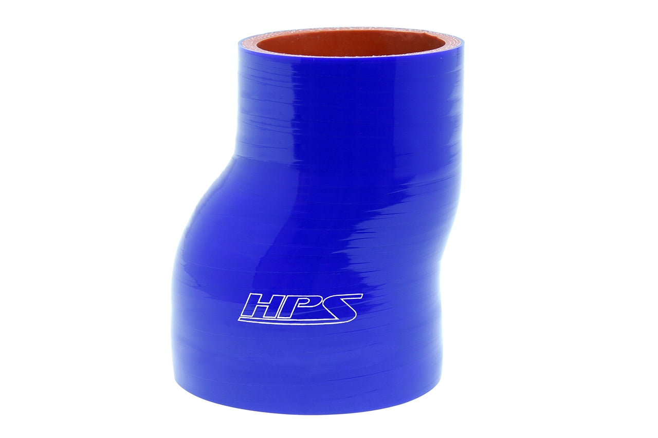 HPS 3" - 4" Silicone Offset Reducer Coupler Hose, High Temperature 4-ply Reinforced