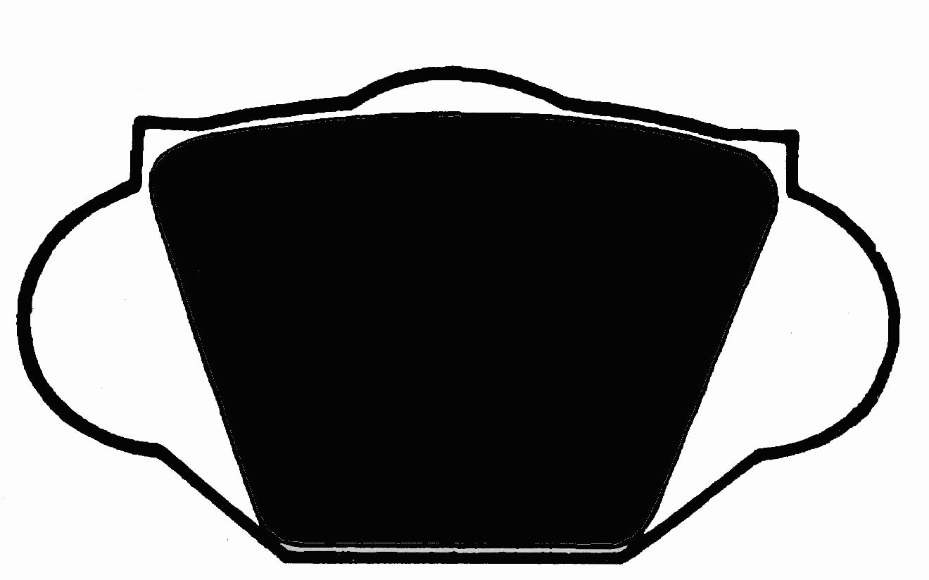 Porterfield Brake Pads for 1962 MG MKII OHV Eng