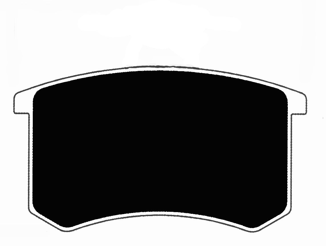 Porterfield Brake Pads for 1975 LOTUS ESPRIT ATE Caliper