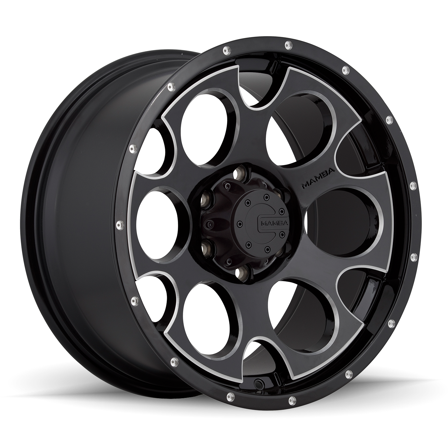 Mamba M17 Wheel Gloss Black w/ Milling 18x9 +19 5x139.7