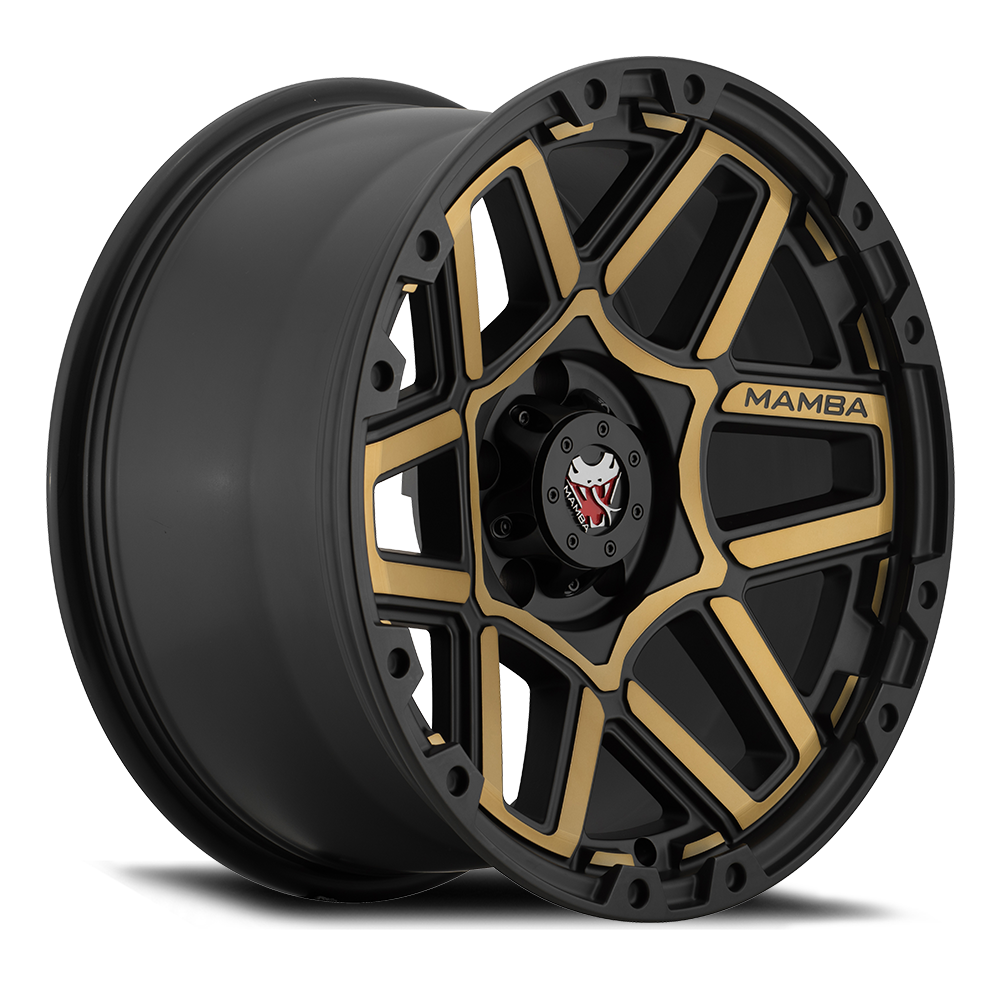 Mamba M23 Wheel Matte Black w/ Bronze Face 17x9 +12 5x139.7