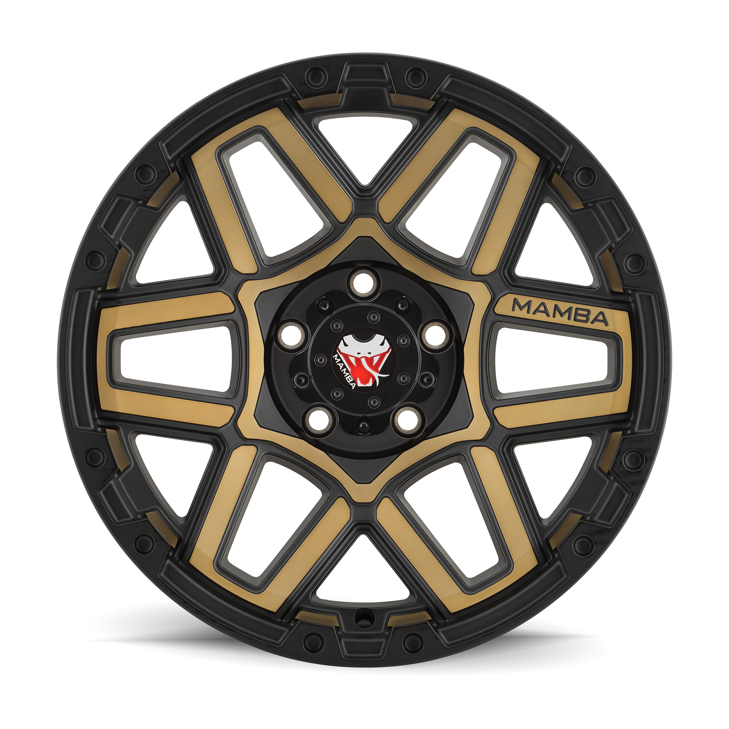 Mamba M23 Wheel Matte Black w/ Bronze Face 17x9 +12 5x139.7
