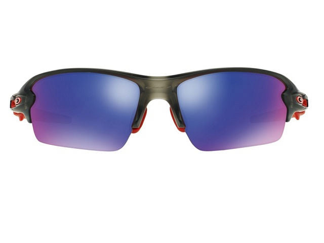 Oakley (A) Flak 2.0 Matte Grey Smoke w/PosRedIrid