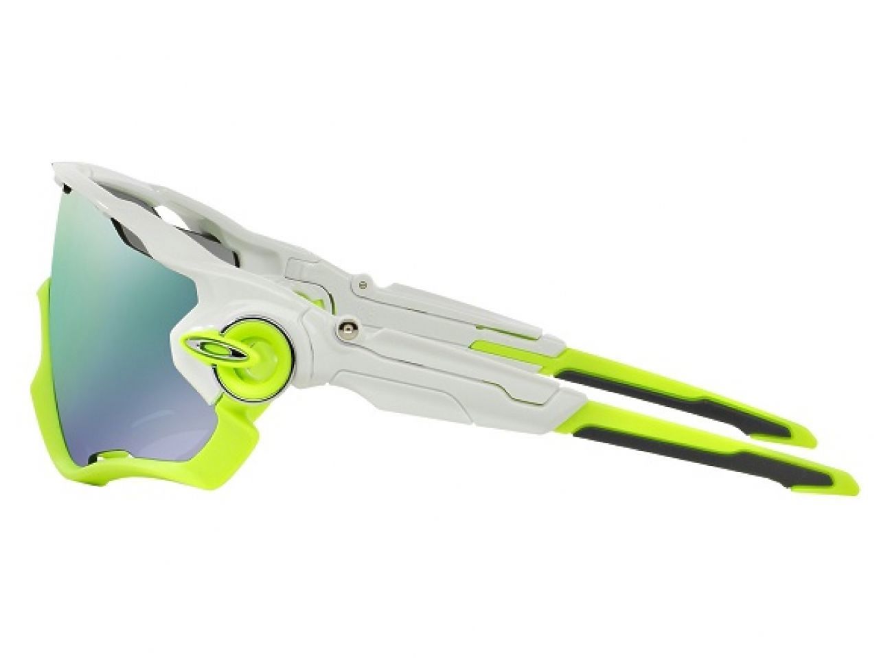 Oakley Jawbreaker Pol White w/ Jade Iridium