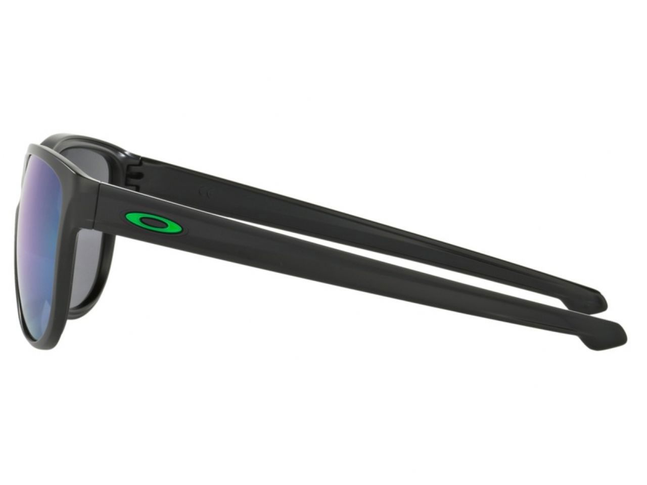 Oakley Sliver Round Matte Black with Jade Iridium