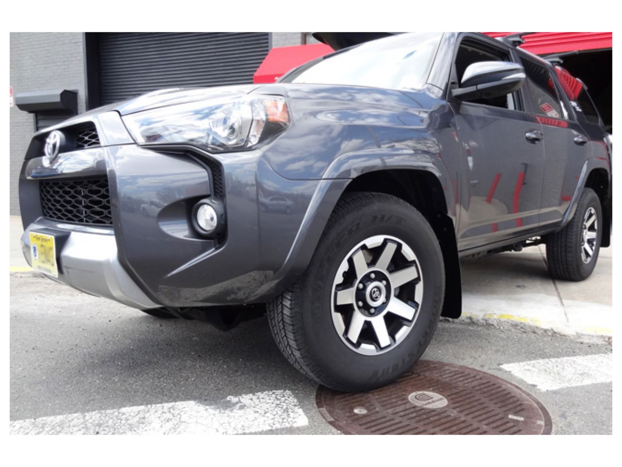 Rally Armor 12-19 Toyota 4Runner UR Black Mud Flap w/ Silver Logo