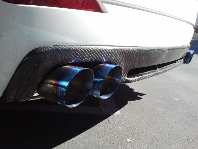 Megan Racing BMW F10 2011+ (535i w/ M-Sport Bumper) Supremo Exhaust System - Burnt Rolled Tips - MR-ABE-BF10V2-VO-RR+RL