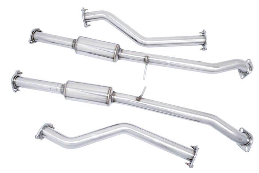 Megan Racing Cat-Back Exhaust System for 2009+ Nissan 370Z - Stainless Steel, Rolled Tip, 3" Piping MR-CBS-N7Z09-DS-R + MR-CBS-N7Z09-DS-M