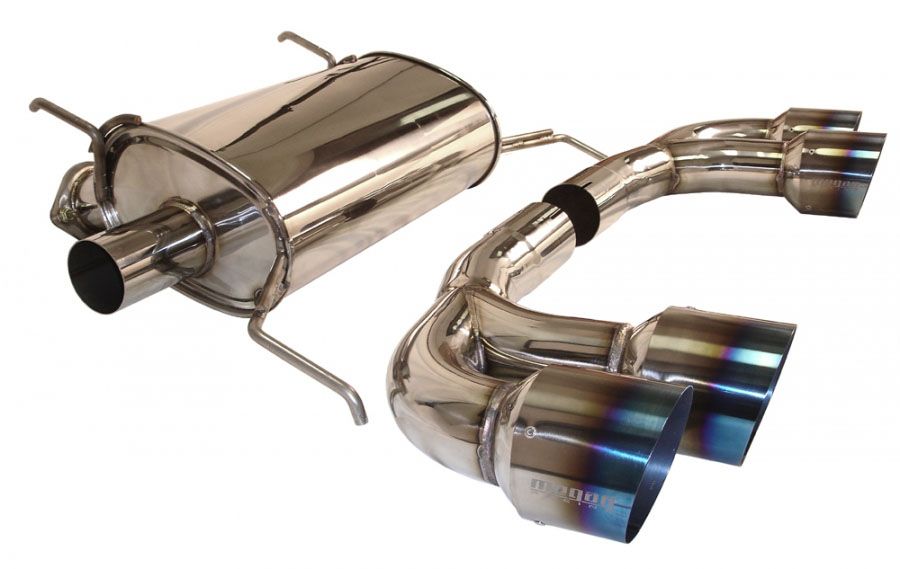 Megan Racing Cat Back Exhaust System Nissan GTR R35 2009+ - Blue Titanium Tips - OE-RS (MR-CBS-NR35T-R + MR-CBS-NR35T-M)