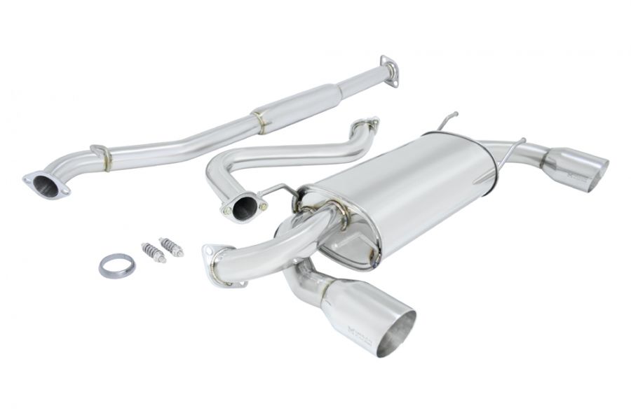 Megan Racing Scion FR-S 13-17 / Subaru BRZ 13-17 / Toyota 86 17-21 - Stainless Steel Tip OE-RS (MR-CBS-SFR12-SRT-R+M)