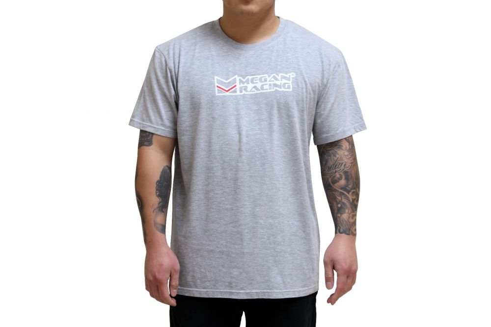 Megan Racing T-Shirt - Grey 100% Cotton Men MR-CL-BS-GY