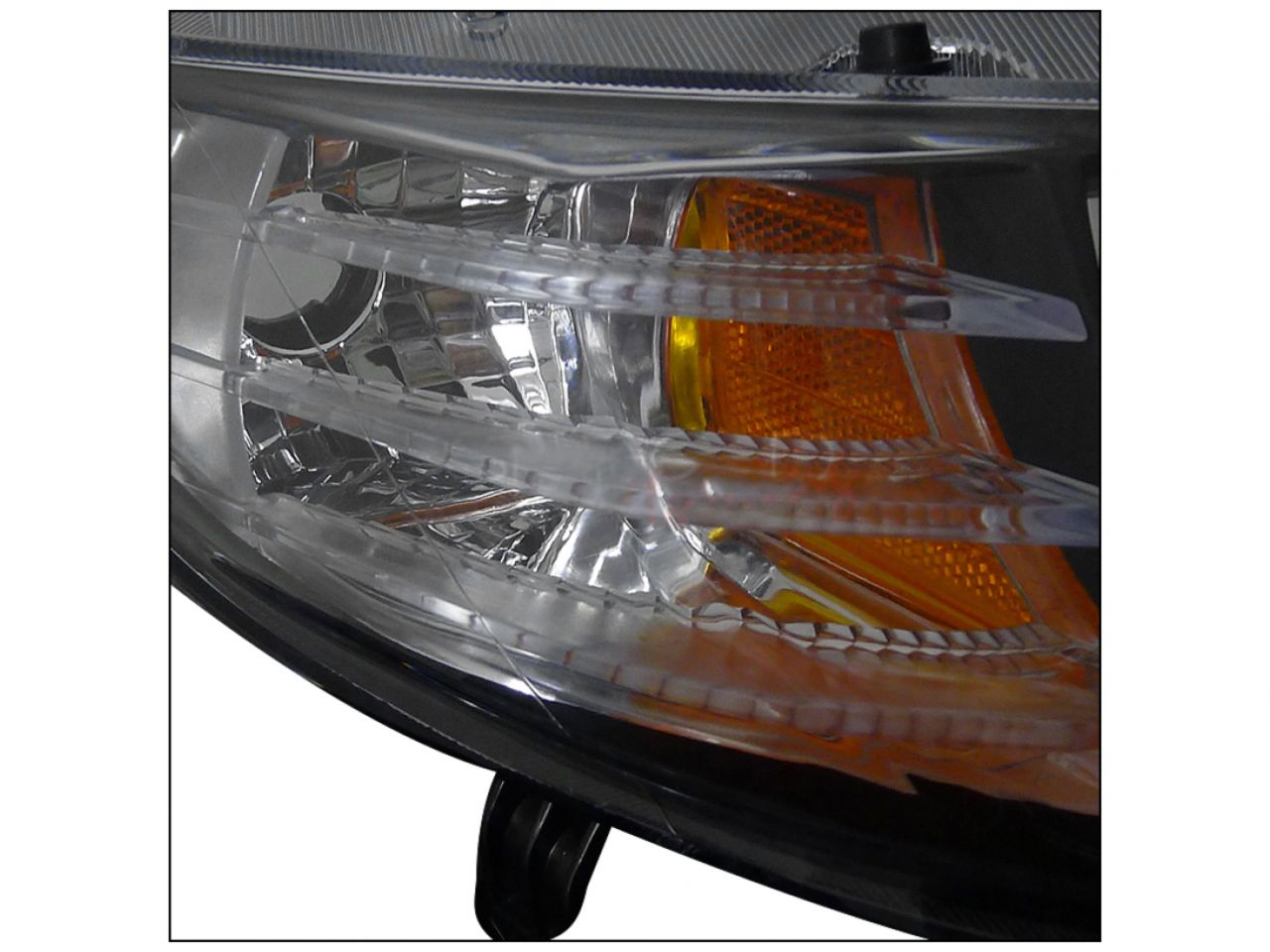 Spec D Tuning Led Projector Headlight Black Housing-(06-09) Honda Civic