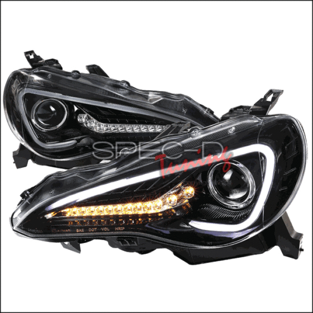 Spec D Tuning Headlights LHP-FRS12BK-TM Item Image