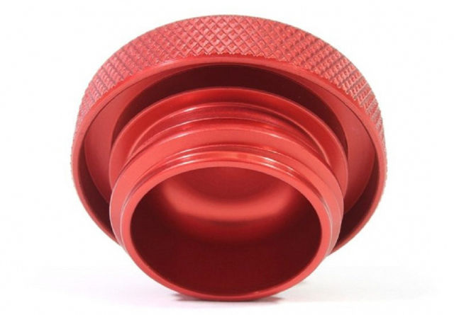 Perrin Performance Oil Fill Cap BRZ/FR-S Round Style Red Anodized