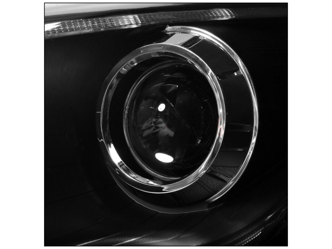 Spec D Tuning Projector Headlight Black Housing 2010-2013 Hyundai Tucson