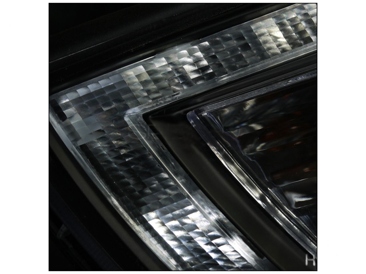 Spec D Tuning Projector Headlight Black Housing 2010-2013 Hyundai Tucson