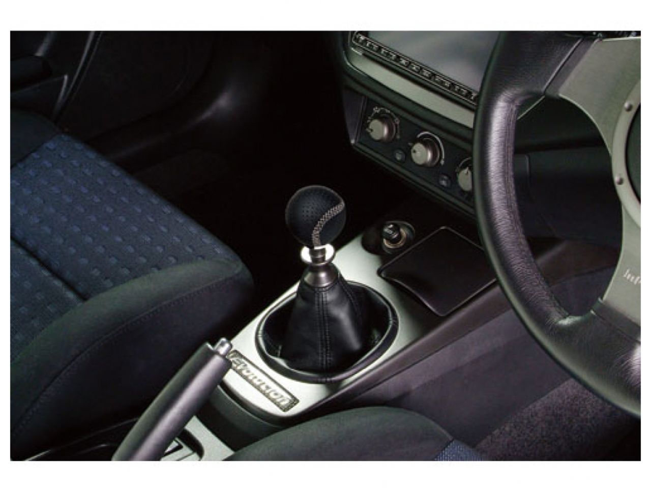 Carmate Shift Knob, Leather, 240, Black