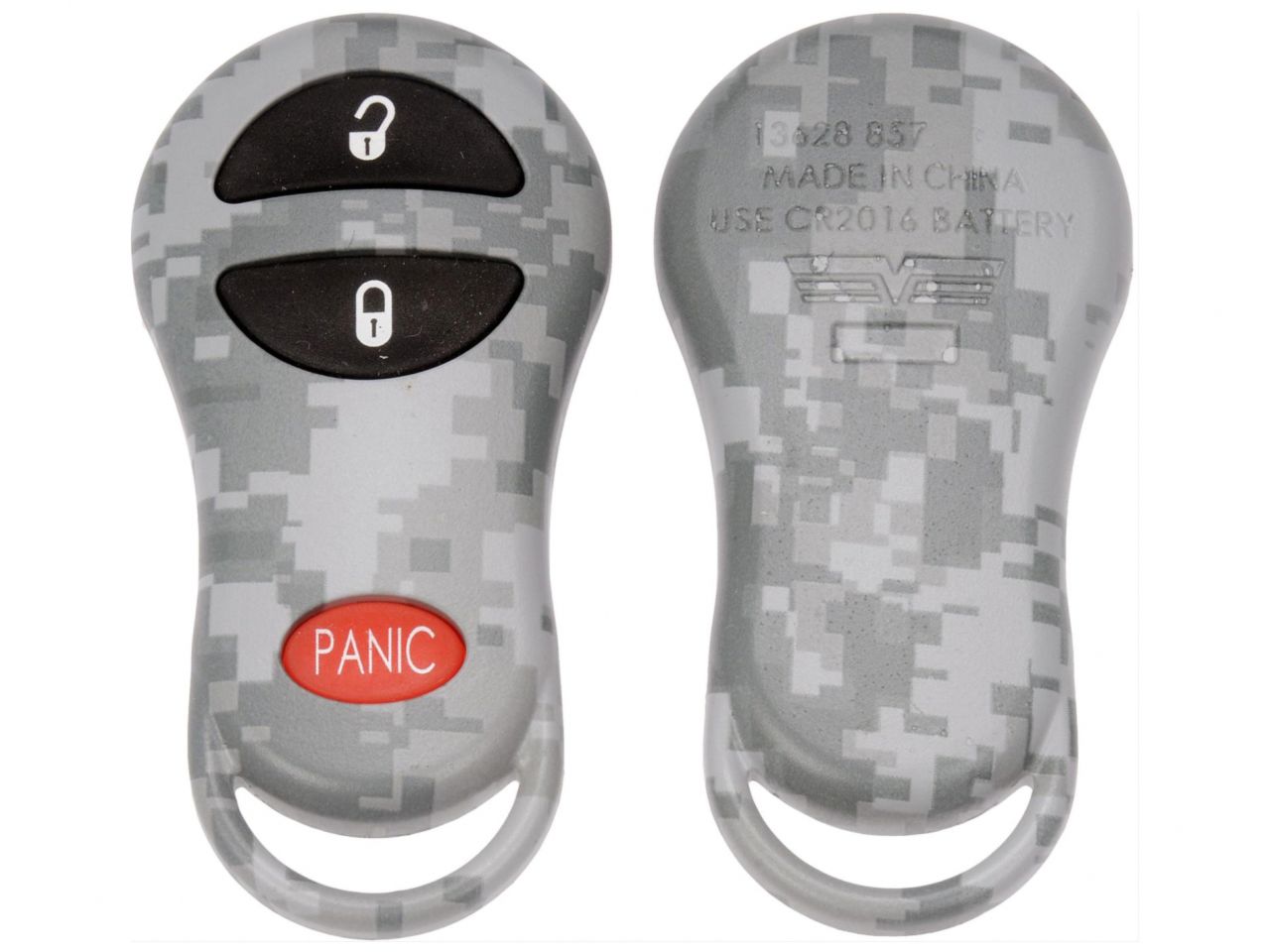 Dorman Keyless Remote Case Replacement Gray Digital Camouflage