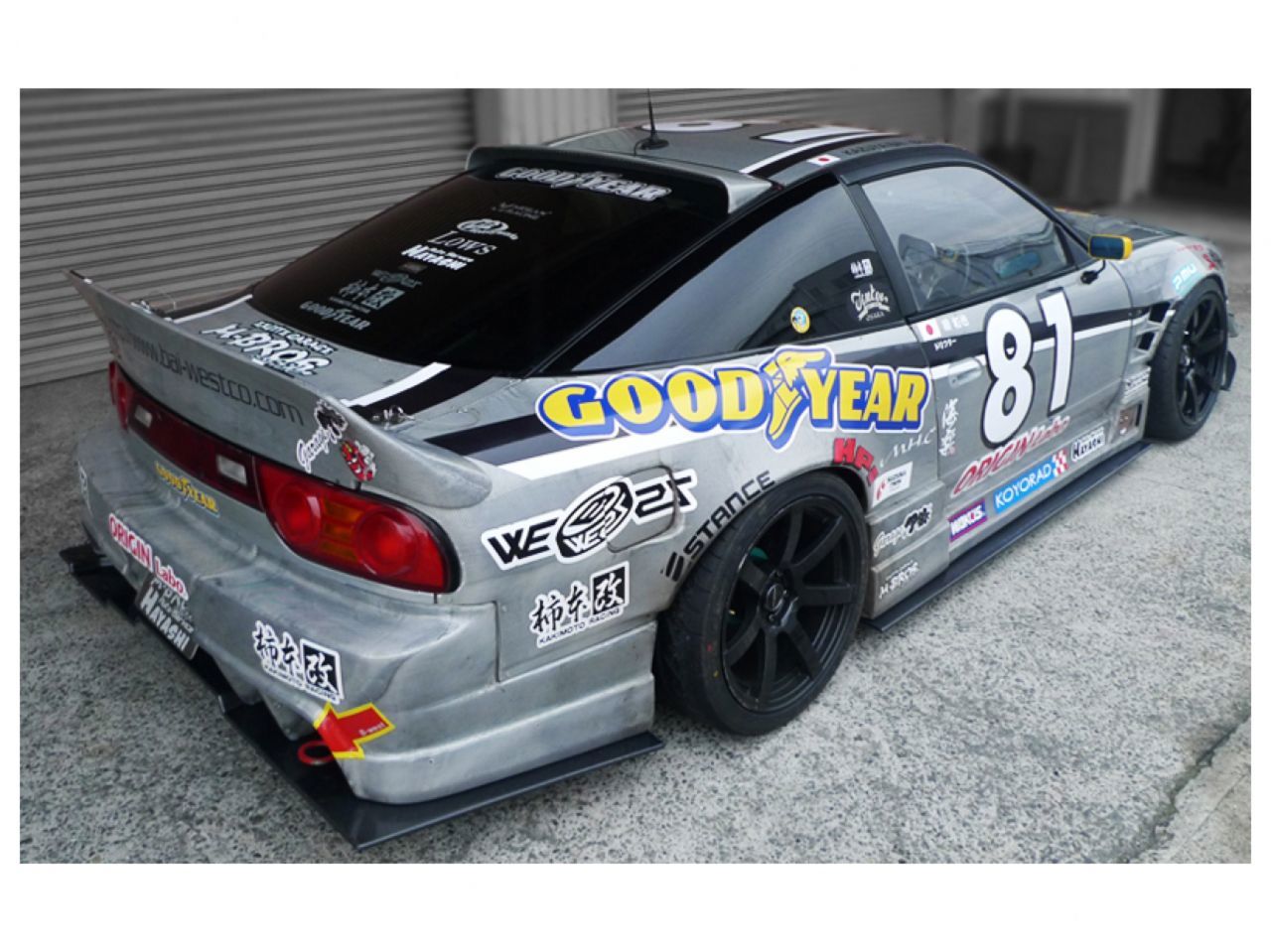 Origin Nissan 180SX RPS13 Hatch "Roof" Wing Type 2 FRP