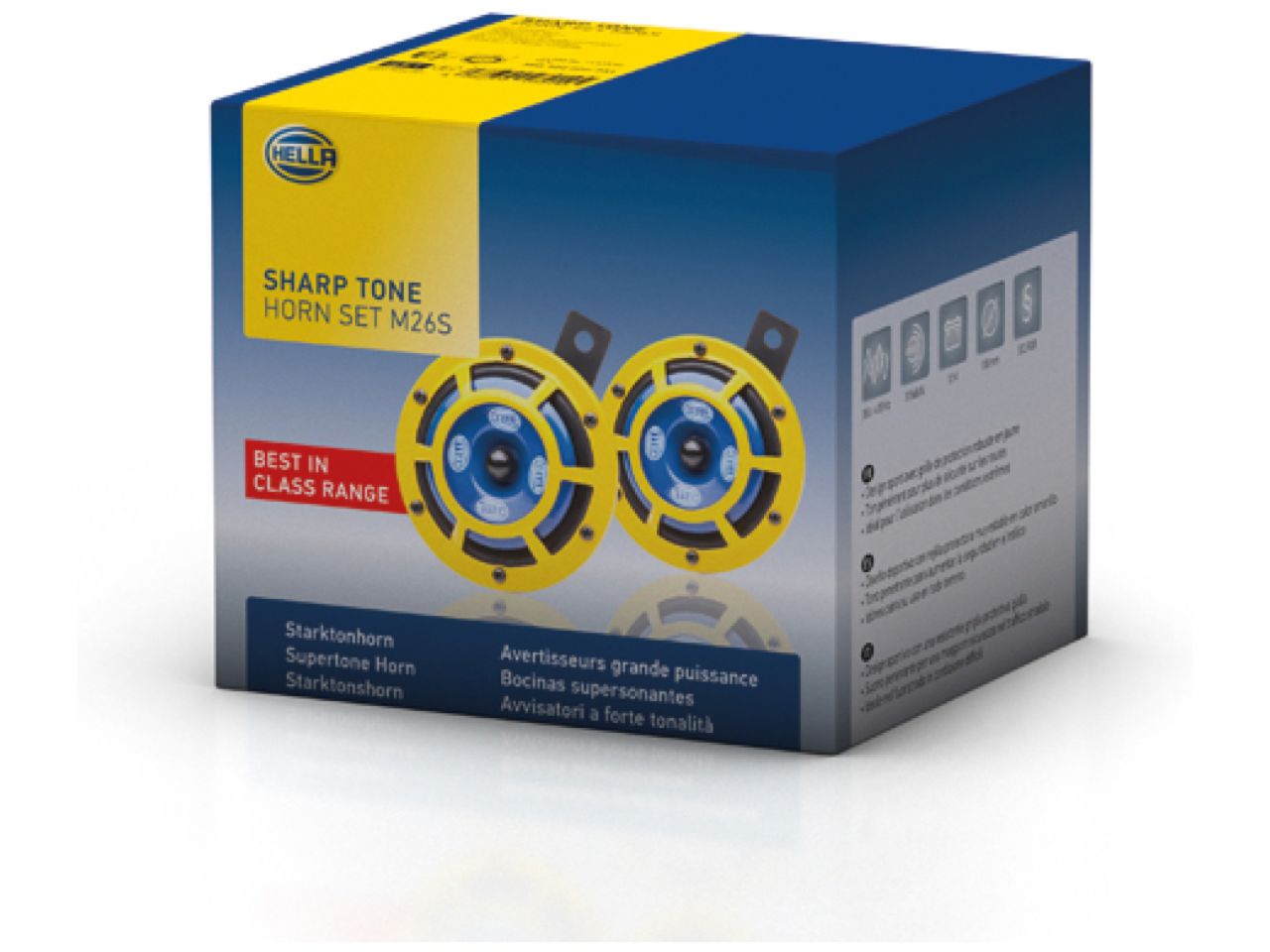 Hella Supertone Horn 12V Box Set 350/415HZ (M26S)