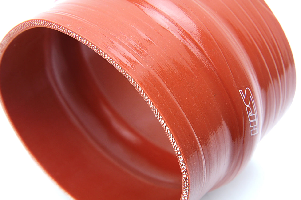 HPS 2-1/2" Silicone Single Hump Coupler Hose Hot Side, Ultra High Temp 4-ply Aramid Reinforced, Max. Temperature: 500F
