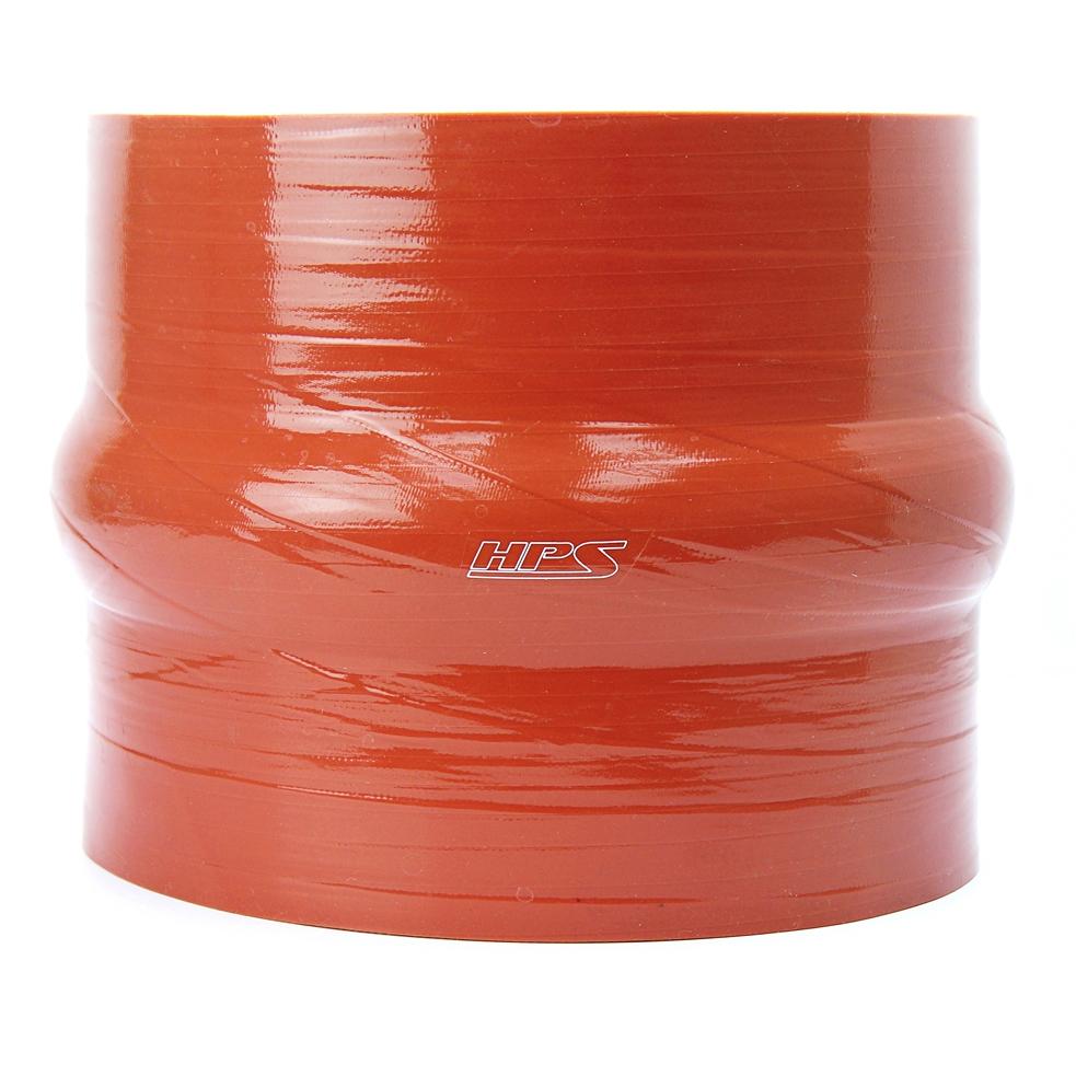 HPS 7" ID, 6" Length, Silicone Straight Hump Coupler Hose Hot Side, Ultra High Temp 6-ply Aramid Reinforced, Max. Temperature: 500F, 178mm ID