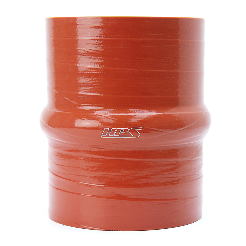 HPS 2-1/2" Silicone Single Hump Coupler Hose Hot Side, Ultra High Temp 4-ply Aramid Reinforced, Max. Temperature: 500F
