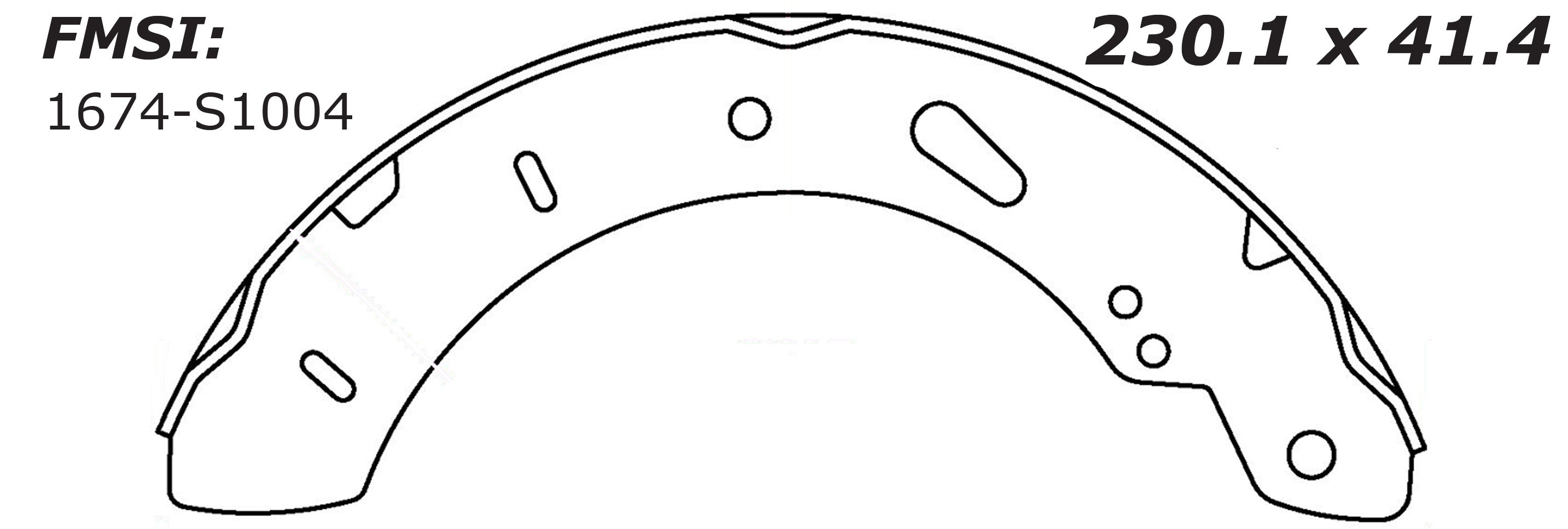 Porterfield Brake Shoes for 2012 FORD FOCUS R/Drum