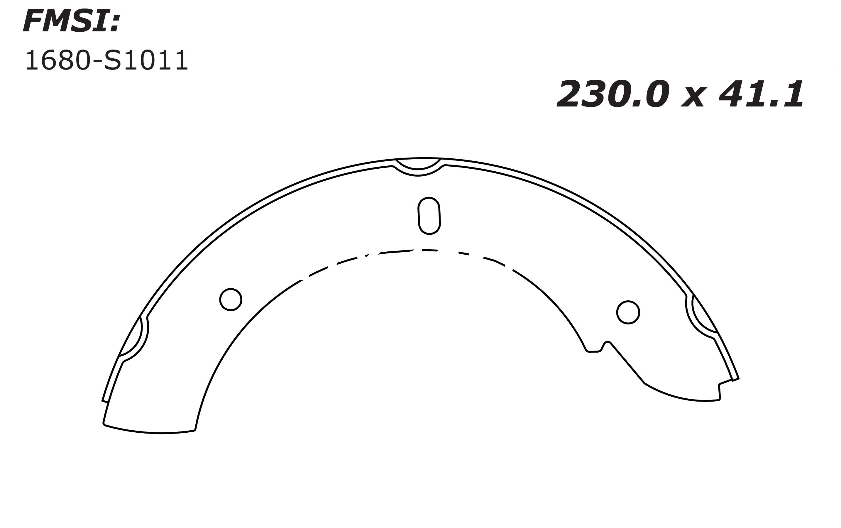 Porterfield Brake Shoes for 2014 CHEVROLET SONIC