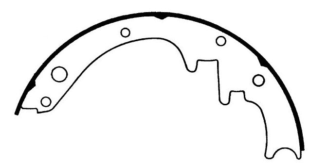 Porterfield Brake Shoes for 1966 FORD MUSTANG V8 w/Front Drums