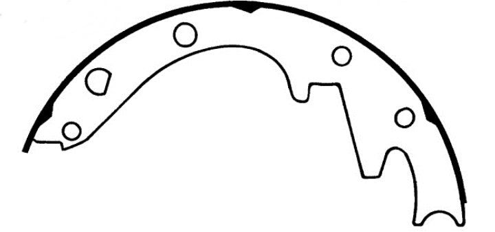 Porterfield Brake Shoes for 1965 FORD MUSTANG V6 w/Front Drums