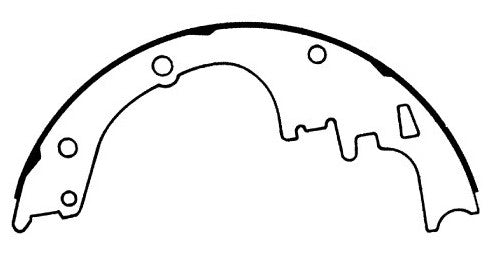 Porterfield Brake Shoes for 1967 CHEVROLET CAMARO w/Front Drums