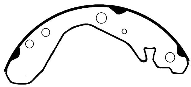 Porterfield Brake Shoes for 2005 HONDA INSIGHT CVT