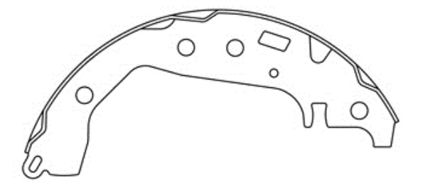 Porterfield Brake Shoes for 2012 TOYOTA YARIS R/Drums