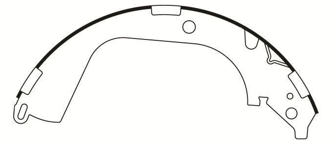 Porterfield Brake Shoes for 2010 CHEVROLET COLORADO