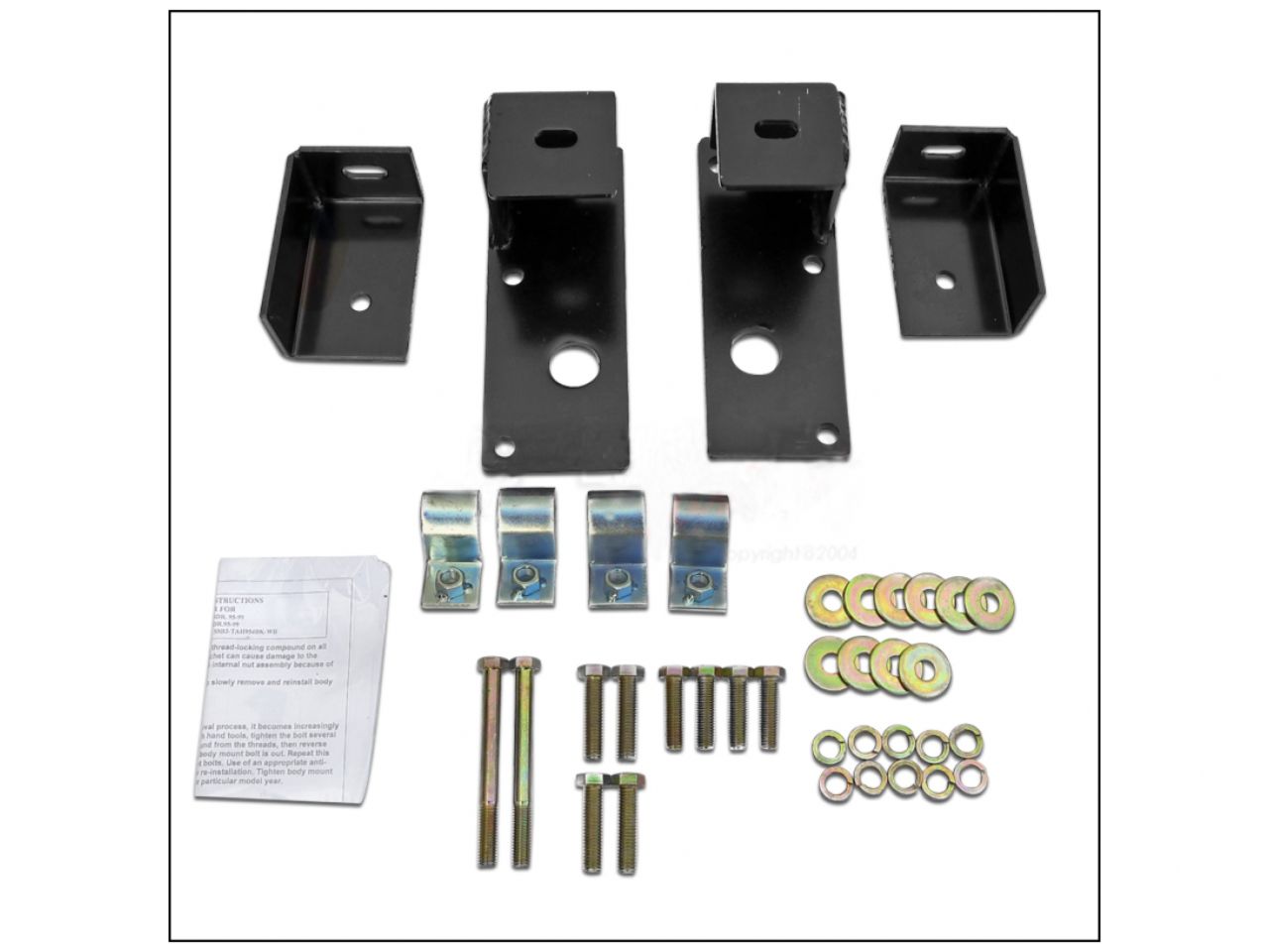 Spec D Tuning 3 Inches Round Side Step Bar Chrome 4 Door-(95-99) Chevy Tahoe