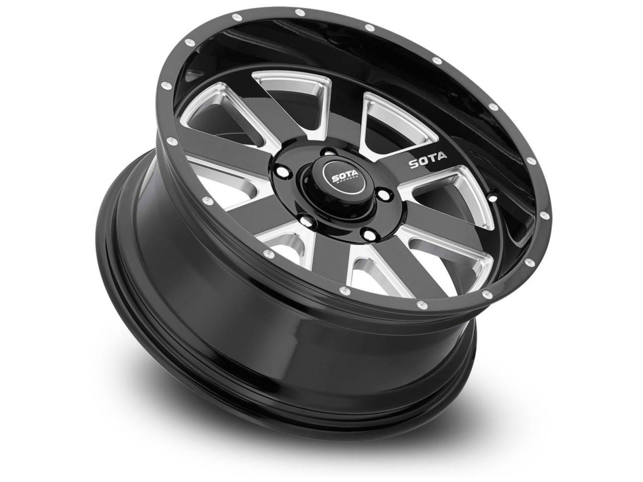 SOTA A.W.O.L. 20x9 5x150 0mm Death Metal (Black Milled)