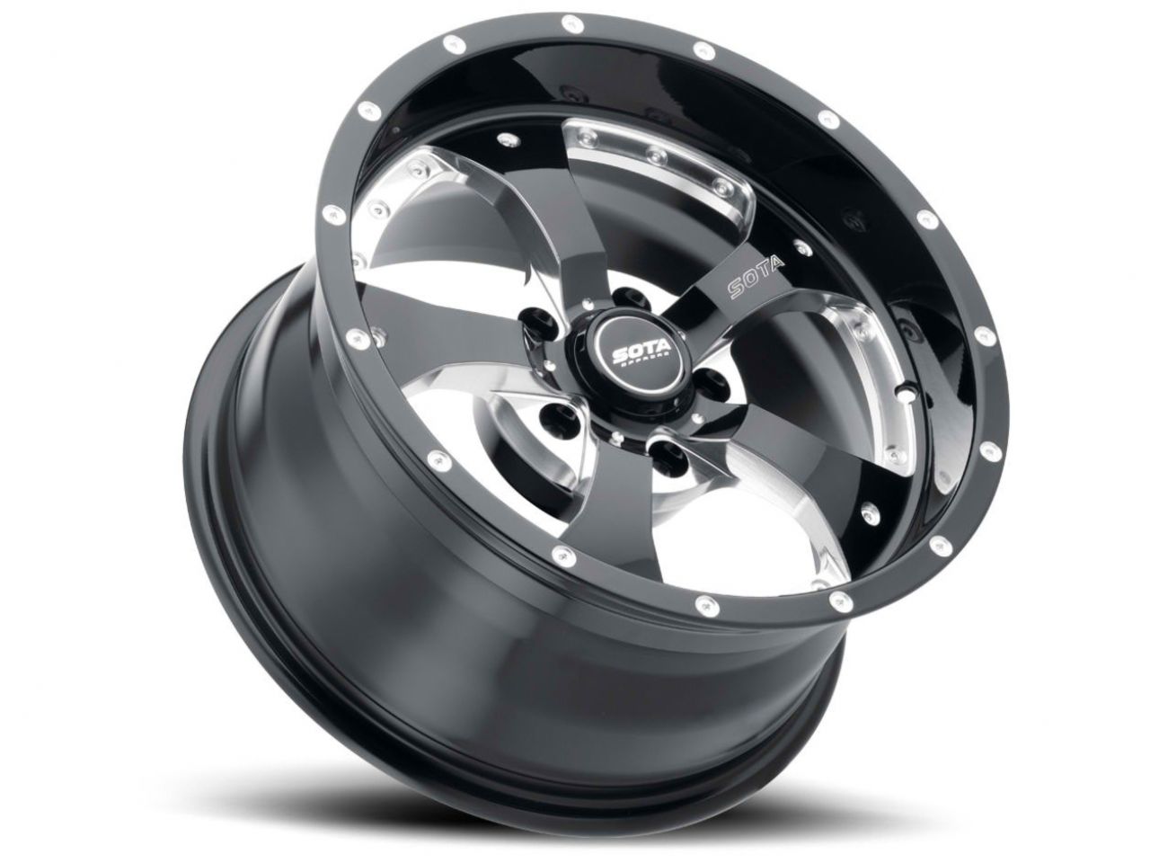 SOTA Death Metal Novakane 5 17x9 5x5 -12mm (Black Milled)