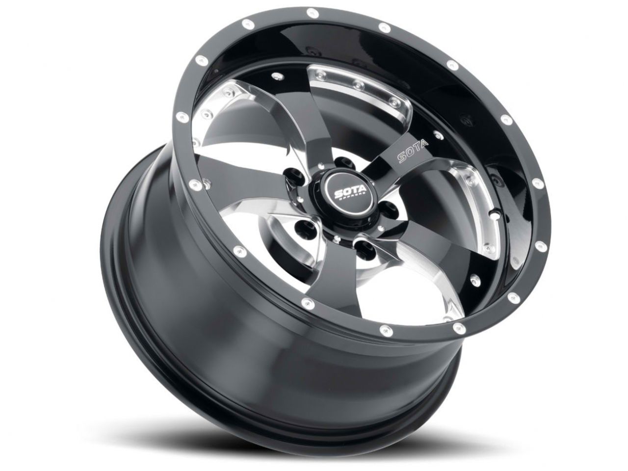 SOTA Novakane 5 20x9 5x150 +25mm Death Metal (Black Milled)