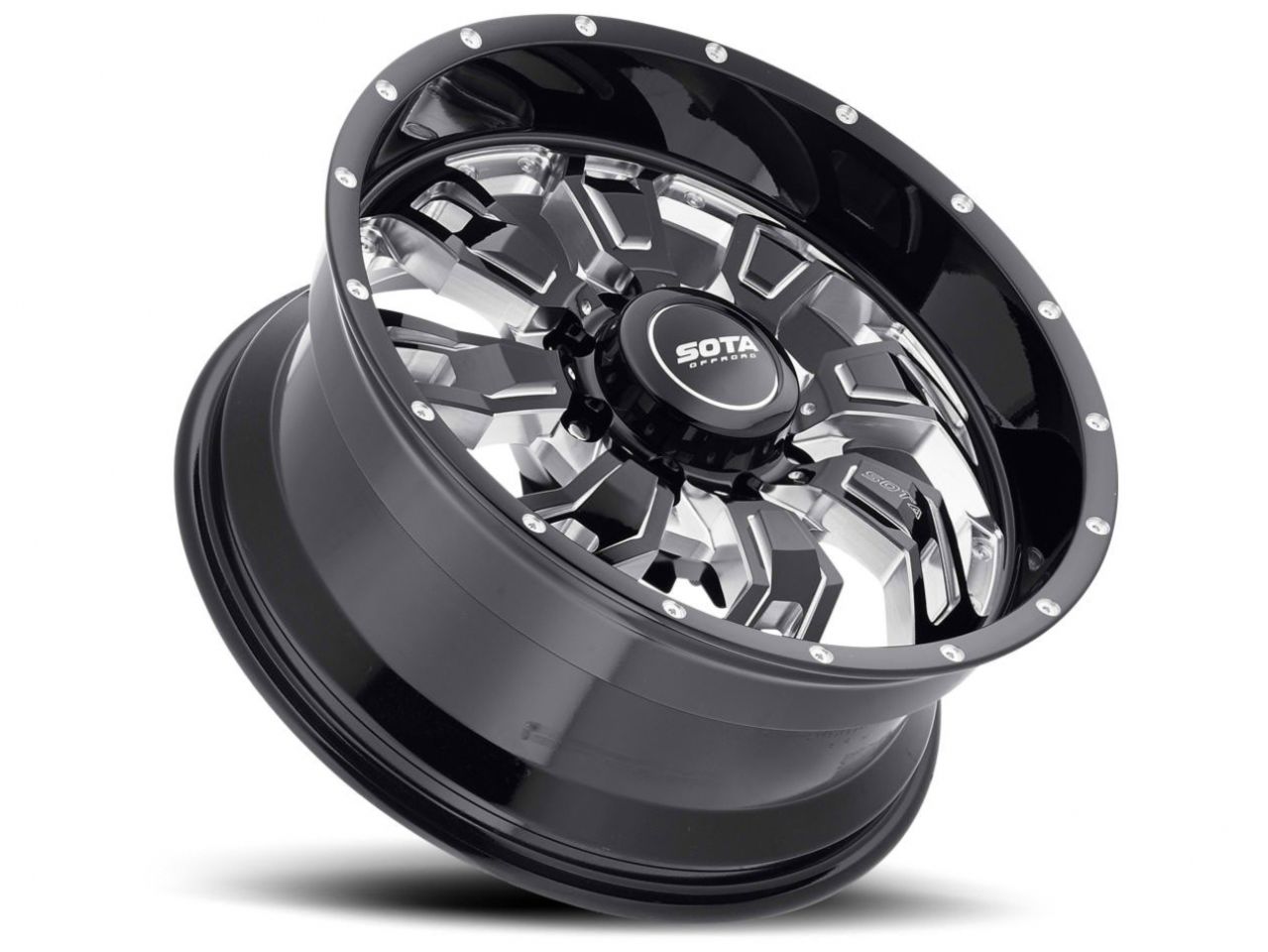 SOTA Death Metal S.C.A.R. 8 20x9 8x6.5 0mm (Black Milled)