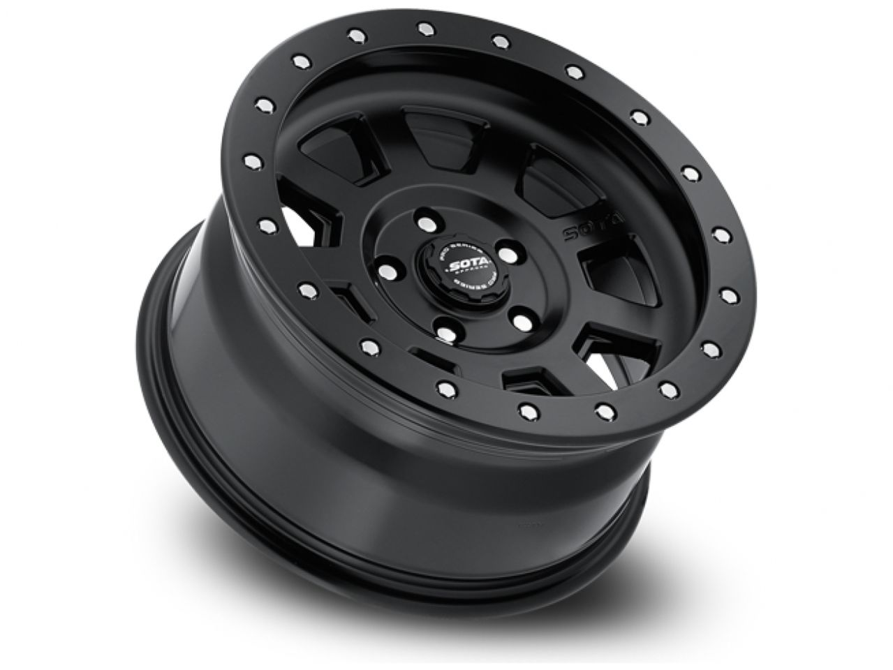 SOTA D.R.T. 17x8.5 5x4.5 -6mm Stealth Black (Satin Black)